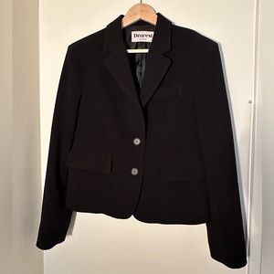 Dearest Maybe Baby Black Fitted Blazer